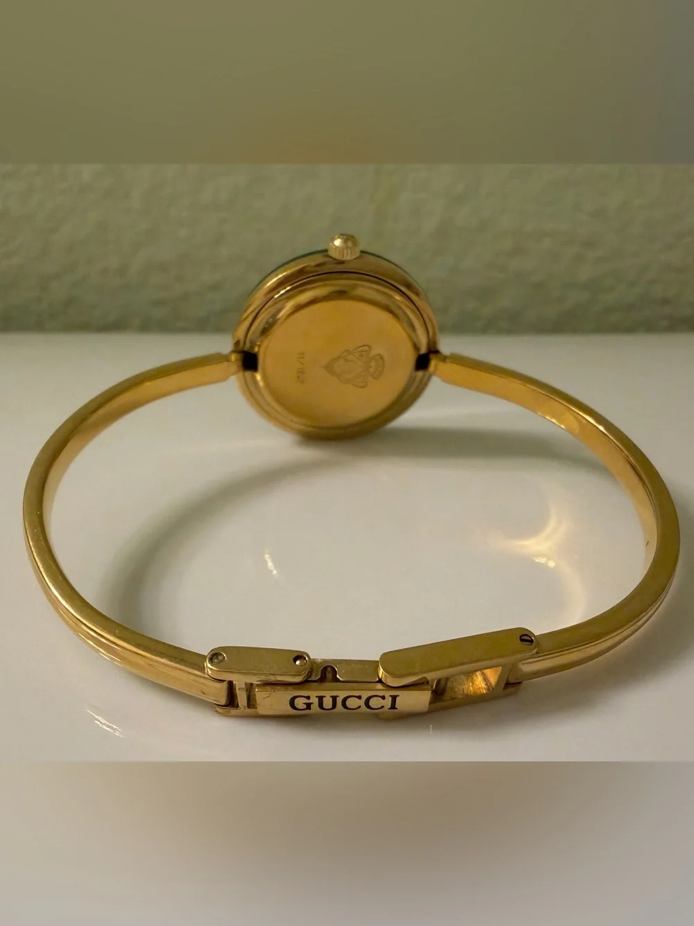 Near Mint~Gucci Interchangeable Bezel Bangle Bracelet Watch with Box/Paper